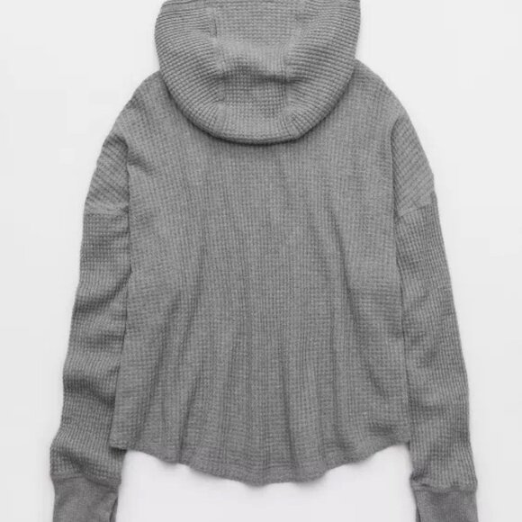 OFFLINE By Aerie Wow! Waffle Hoodie - Picture 4 of 4